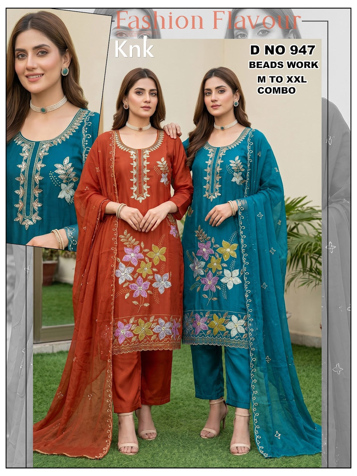 Dno 947-951 Knk Roman Silk Readymade Pant Style Suits Manufacturer India