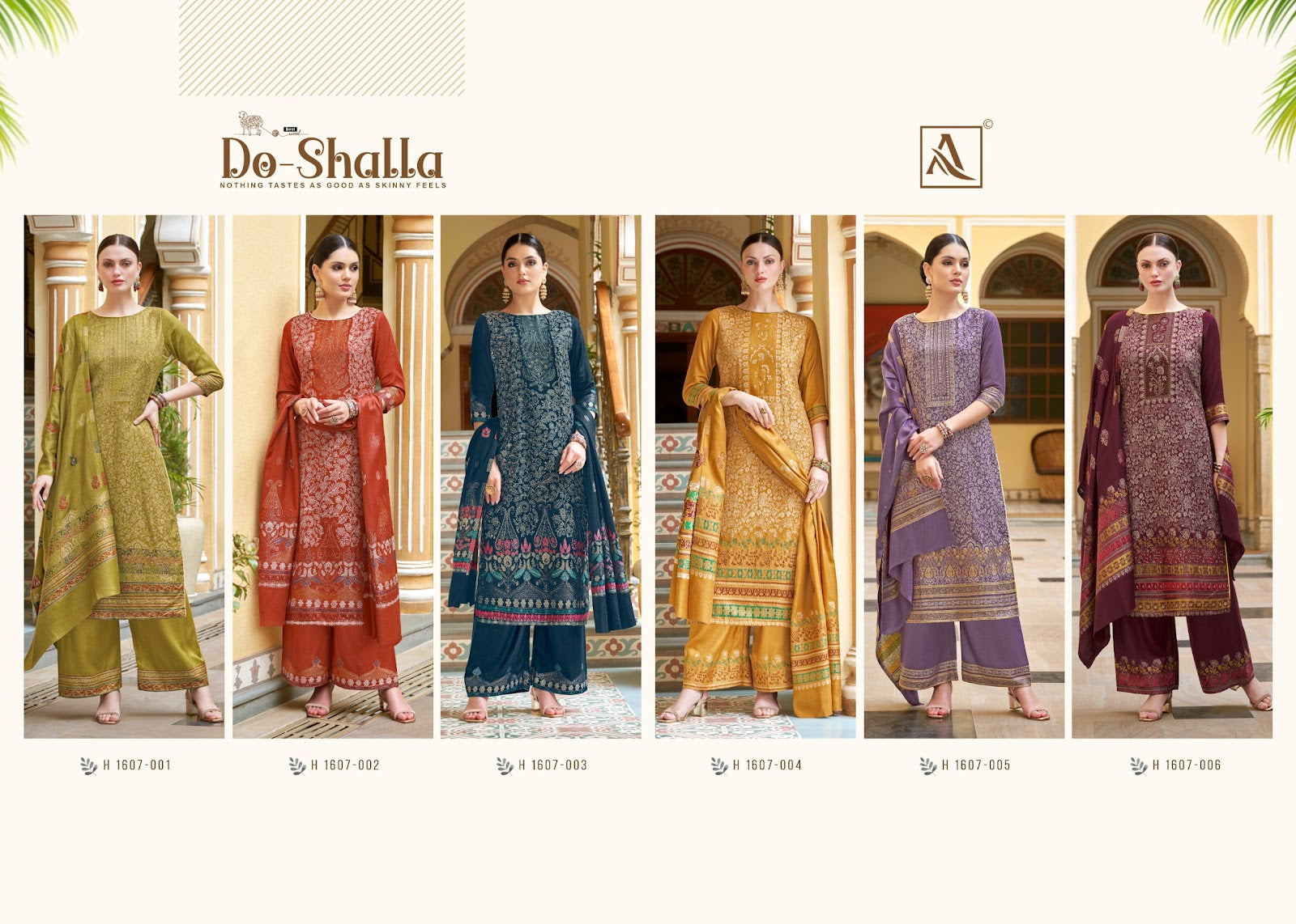 Do-Shalla Alok Viscose Pashmina Suits Manufacturer Gujarat