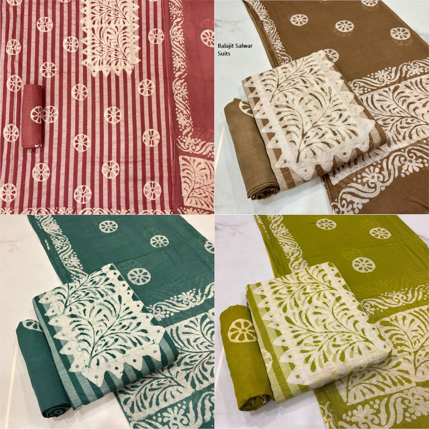 Dobby Cotton Balajit Salwar Suits Exporter