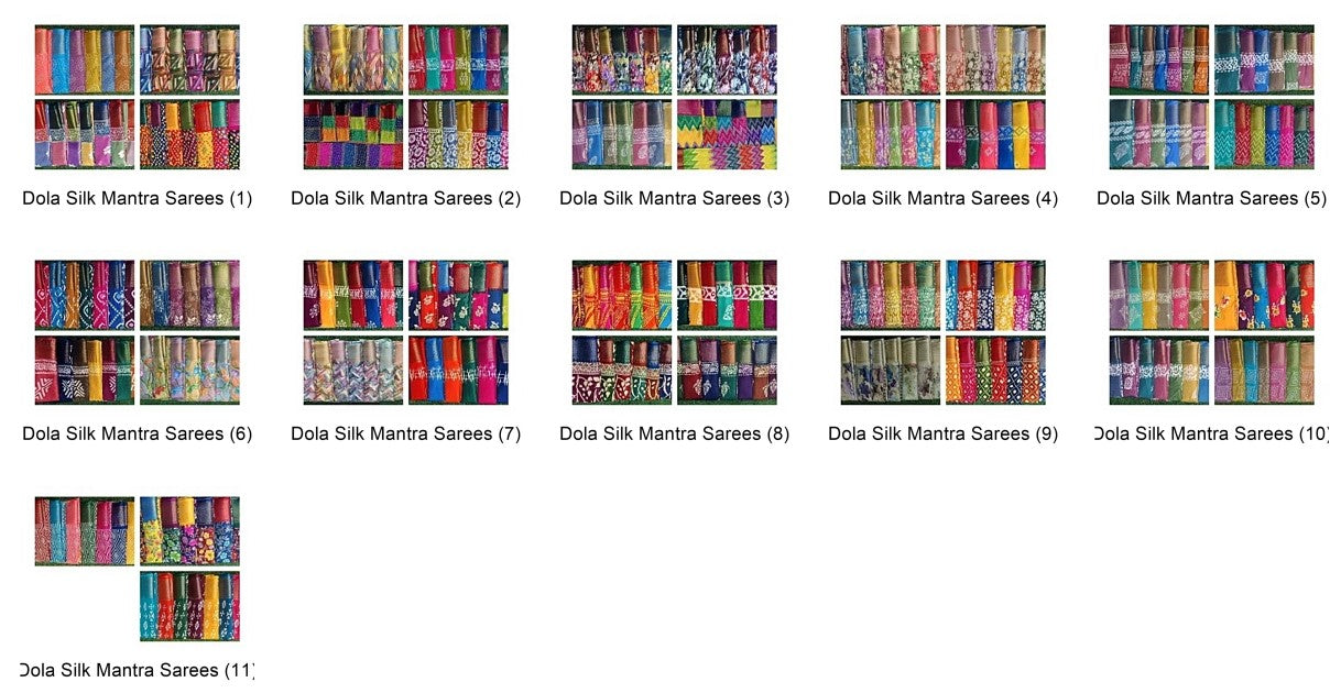 Dola Silk Mantra Sarees Wholesale