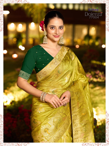 Dolenza 77001-77005 Sethnic Dola Silk Sarees Exporter India