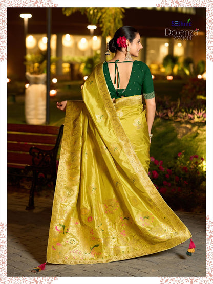 Dolenza 77001-77005 Sethnic Dola Silk Sarees Exporter India