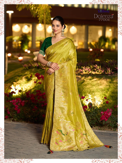 Dolenza 77001-77005 Sethnic Dola Silk Sarees Exporter India