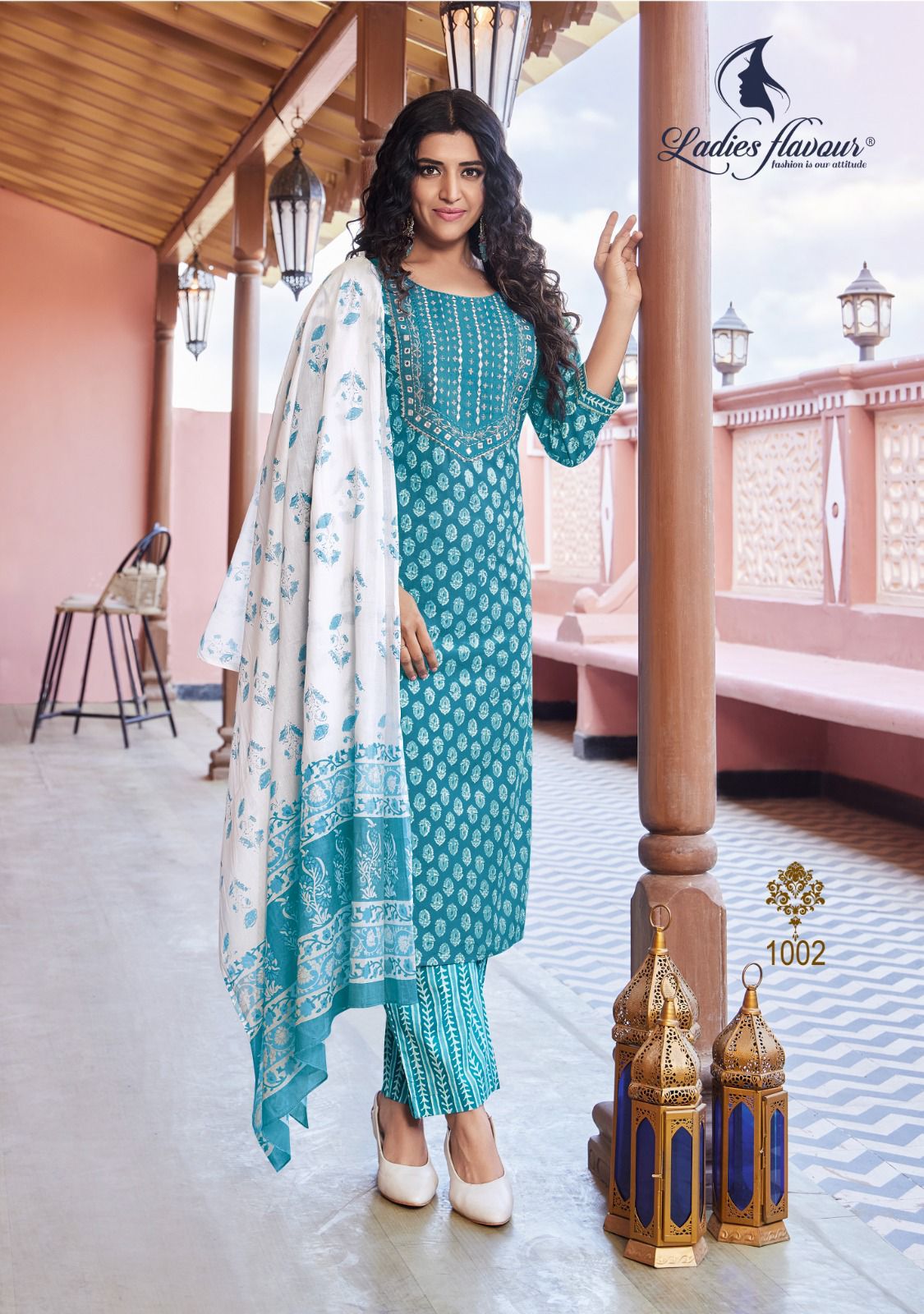 Dollar Vol 2 Ladies Flavour Cotton Readymade Pant Style Suits