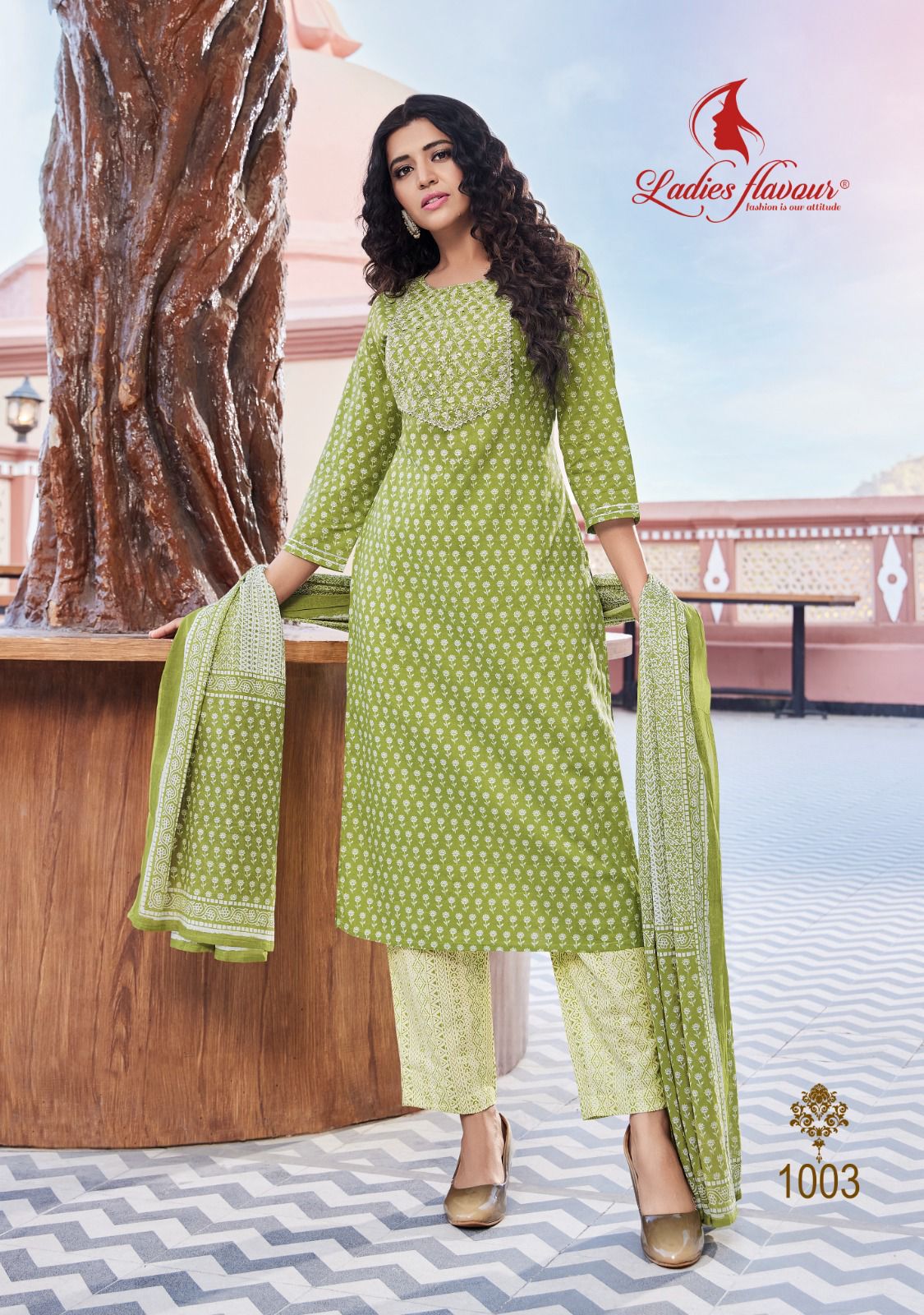 Dollar Vol 2 Ladies Flavour Cotton Readymade Pant Style Suits