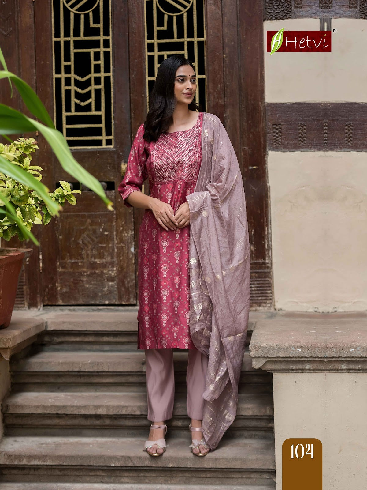 Dolly Hetvi Chanderi Modal Readymade Pant Style Suits Wholesale