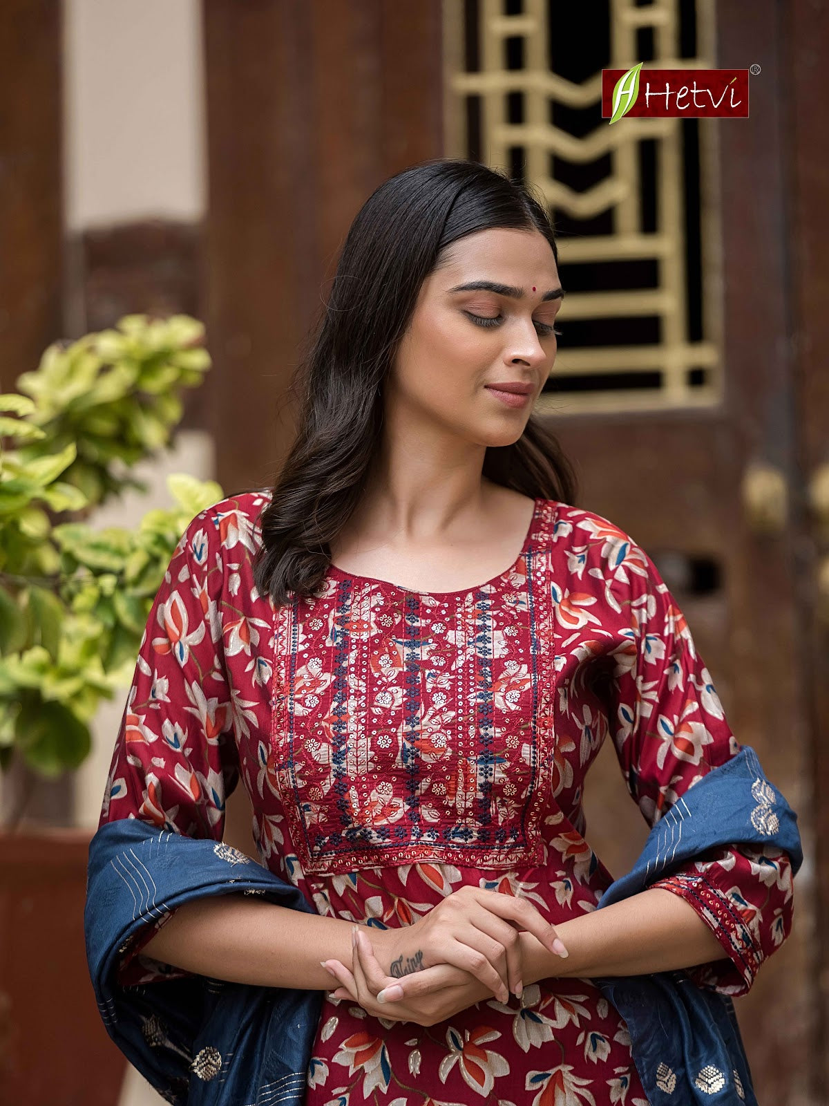 Dolly Hetvi Chanderi Modal Readymade Pant Style Suits Wholesale
