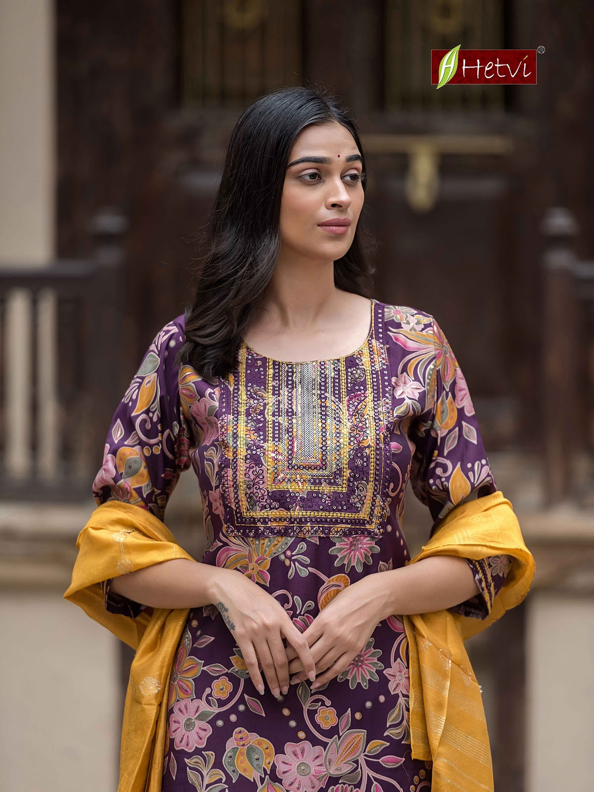 Dolly Hetvi Chanderi Modal Readymade Pant Style Suits Wholesale