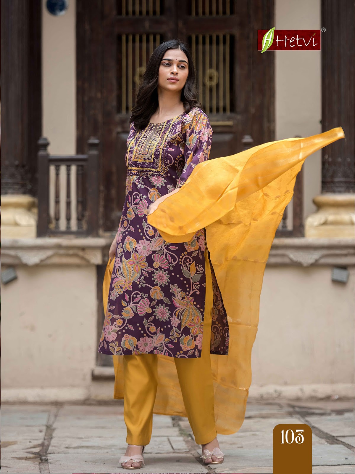 Dolly Hetvi Chanderi Modal Readymade Pant Style Suits Wholesale