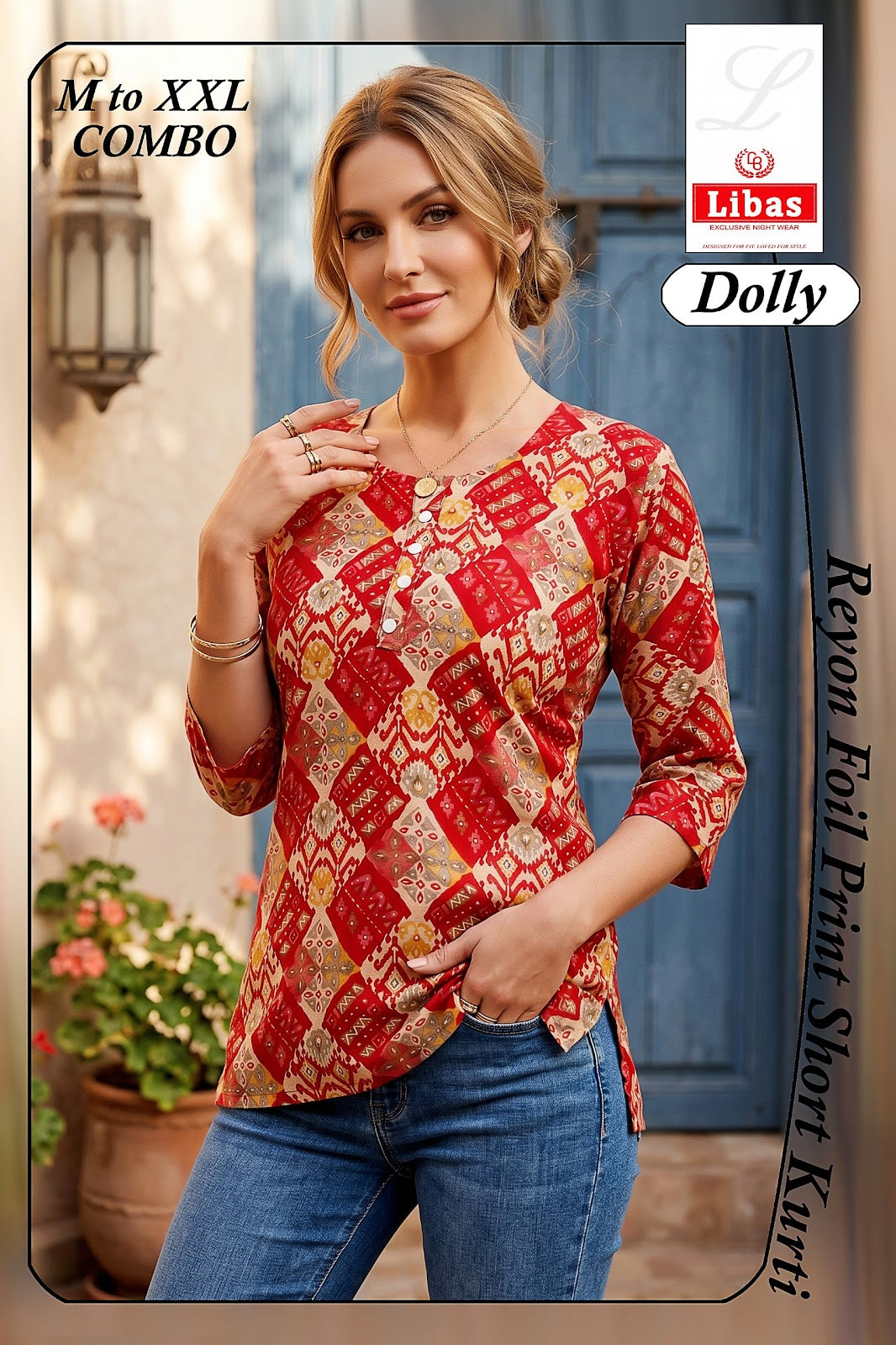 Dolly Libas Amiti Liva Short Kurtis Exporter Ahmedabad