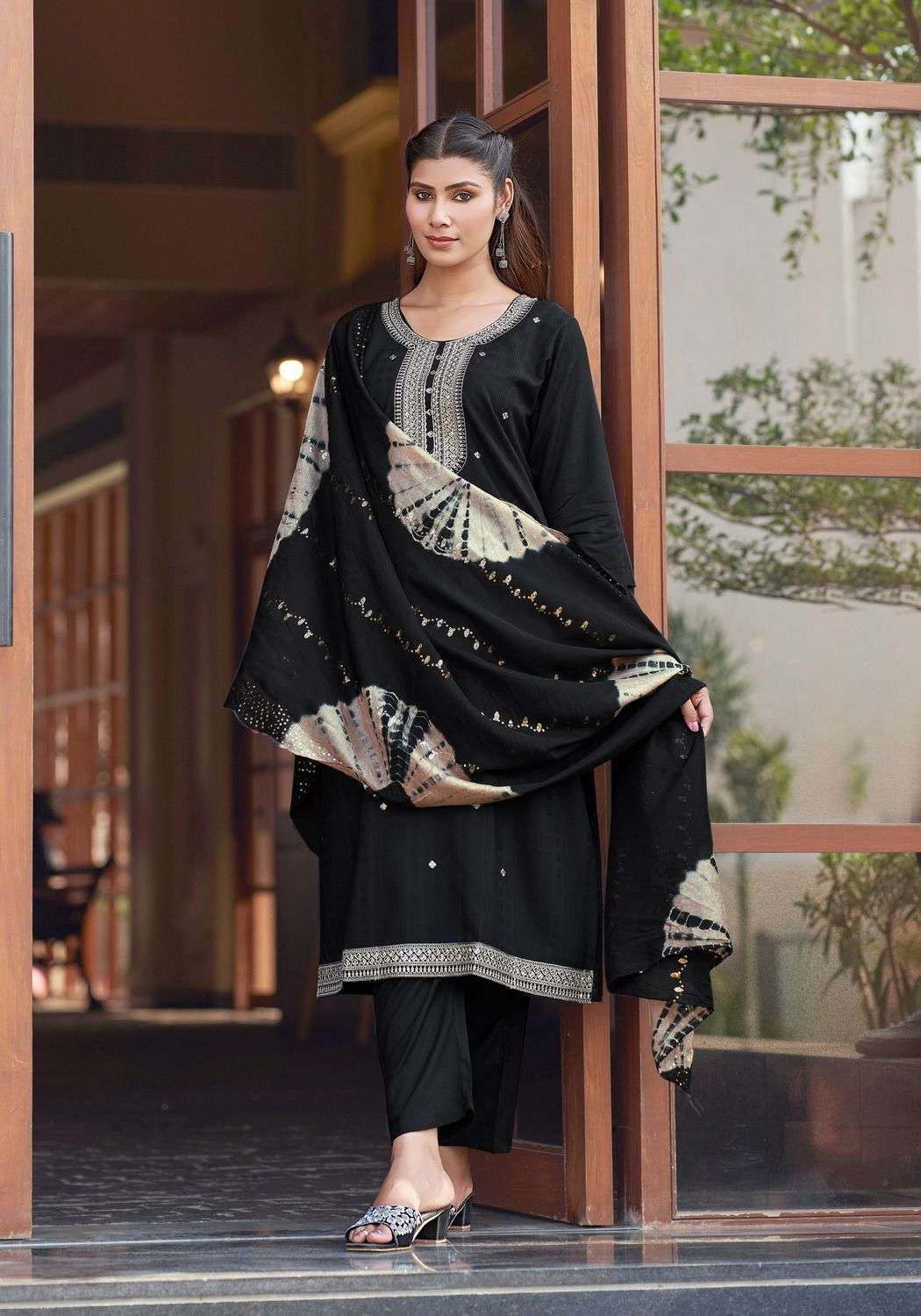 Dolly Vol 1 Mystic 9 Reyon Readymade Pant Style Suits Manufacturer India