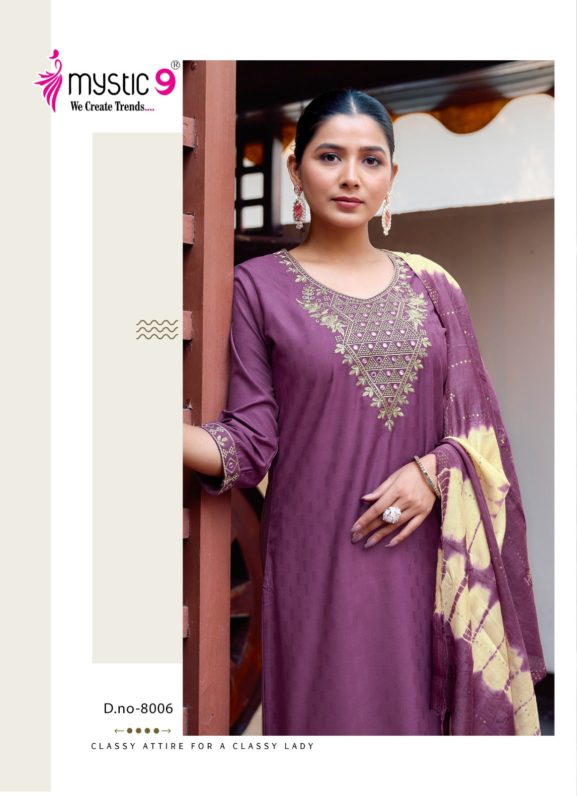 Dolly Vol 8 Mystic 9 Heavy Rayon Readymade Pant Style Suits Wholesaler India