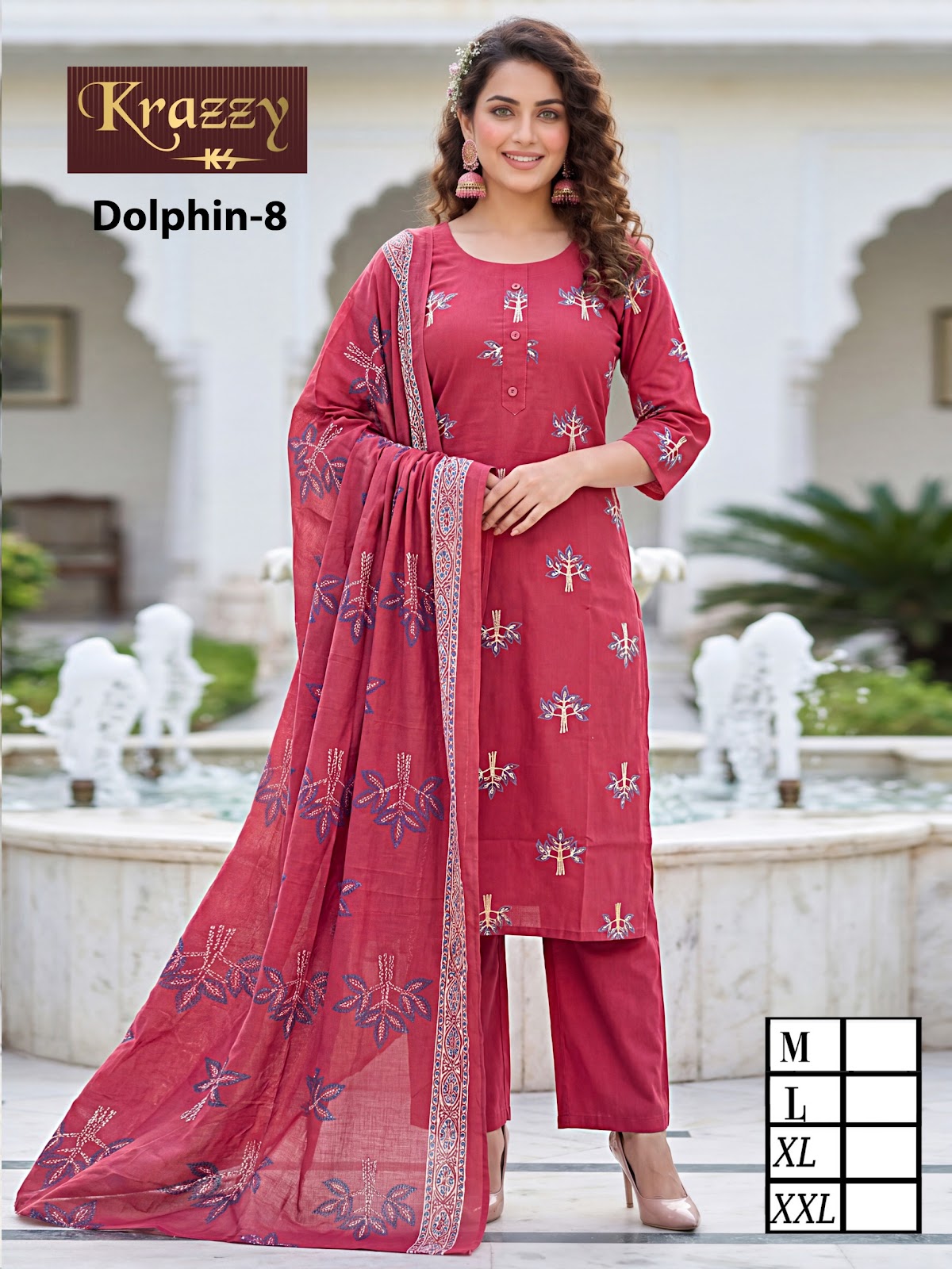 Dolphin Krazzy Kanha Dhabu Readymade Pant Style Suits Wholesale Price