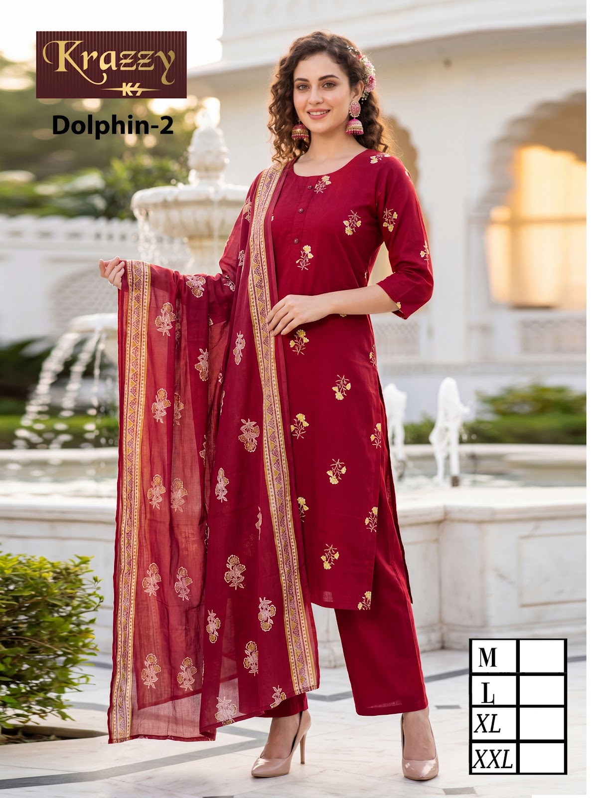 Dolphin Krazzy Kanha Dhabu Readymade Pant Style Suits Wholesale Price