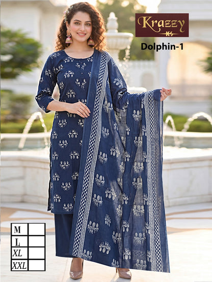 Dolphin Krazzy Kanha Dhabu Readymade Pant Style Suits Wholesale Price