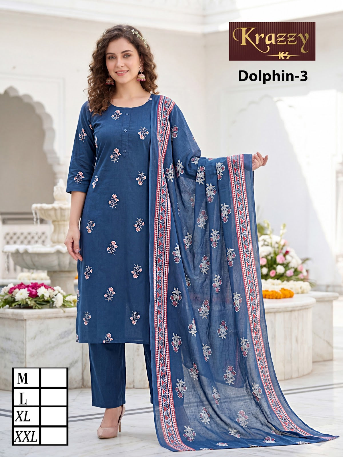 Dolphin Krazzy Kanha Dhabu Readymade Pant Style Suits Wholesale Price