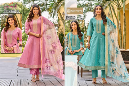 Doremi Gurmaya Aanchi Shimmer Readymade Anarkali Suits Wholesaler Gujarat