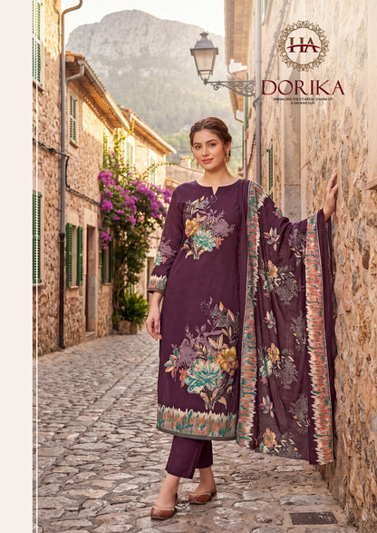Dorika Harshit Fashion Mudaal Karachi Salwar Suits Exporter Ahmedabad