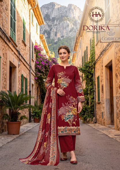 Dorika Harshit Fashion Mudaal Karachi Salwar Suits Exporter Ahmedabad