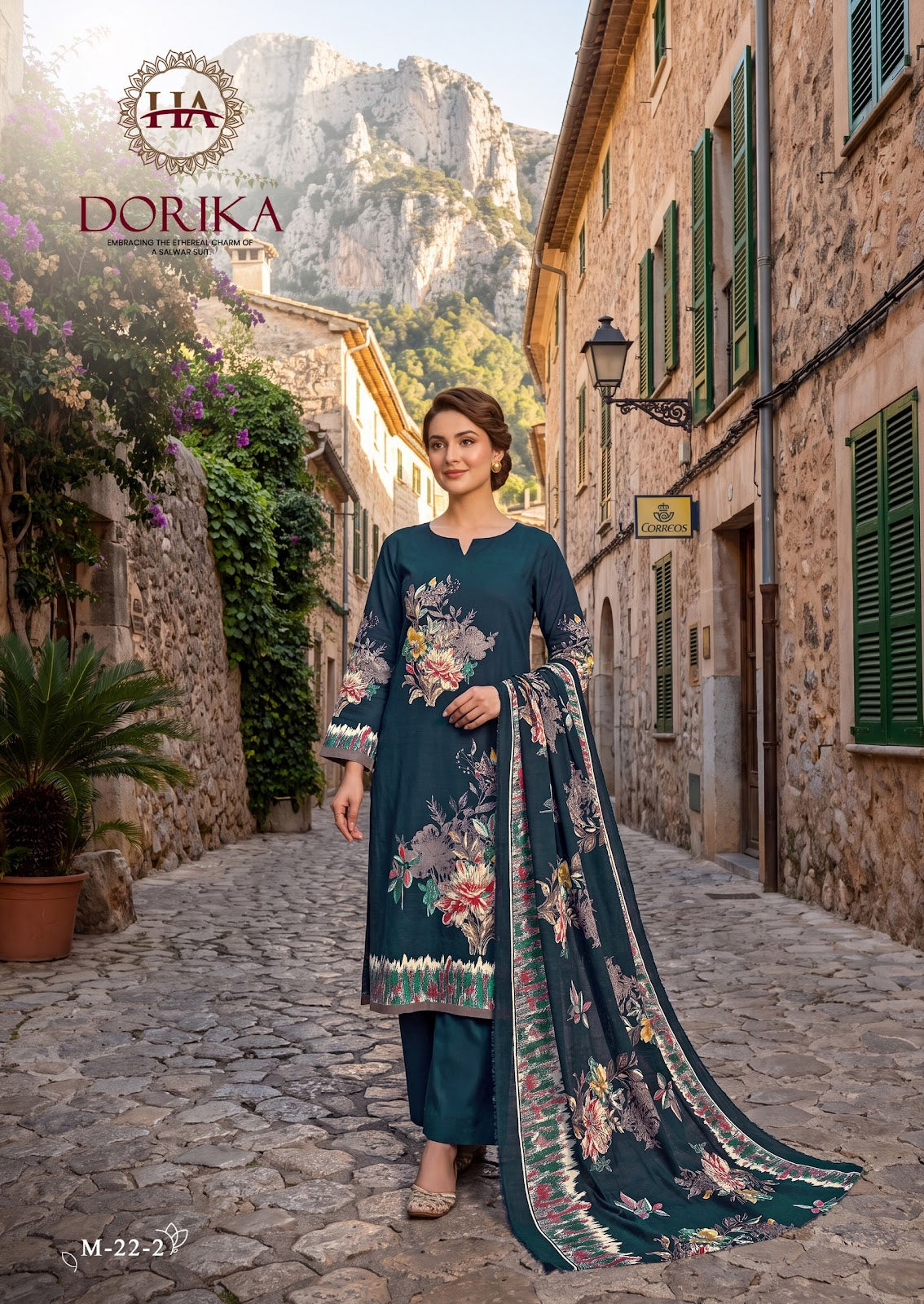 Dorika Harshit Fashion Mudaal Karachi Salwar Suits Exporter Ahmedabad
