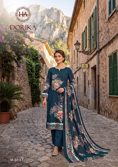 Dorika Harshit Fashion Mudaal Karachi Salwar Suits Exporter Ahmedabad