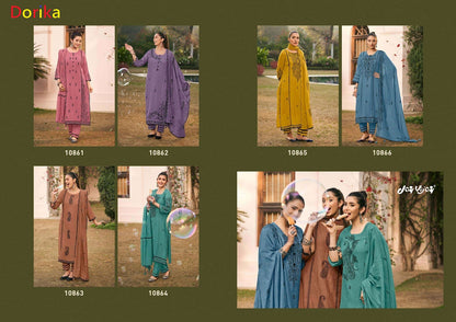 Dorika Jay Vijay Chanderi Pant Style Suits Supplier