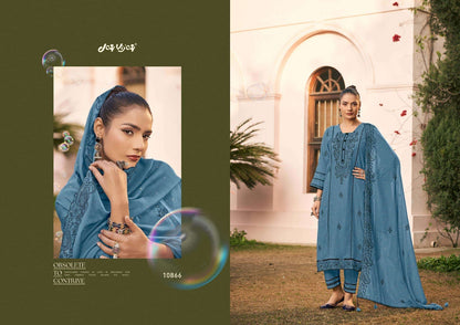 Dorika Jay Vijay Chanderi Pant Style Suits Supplier