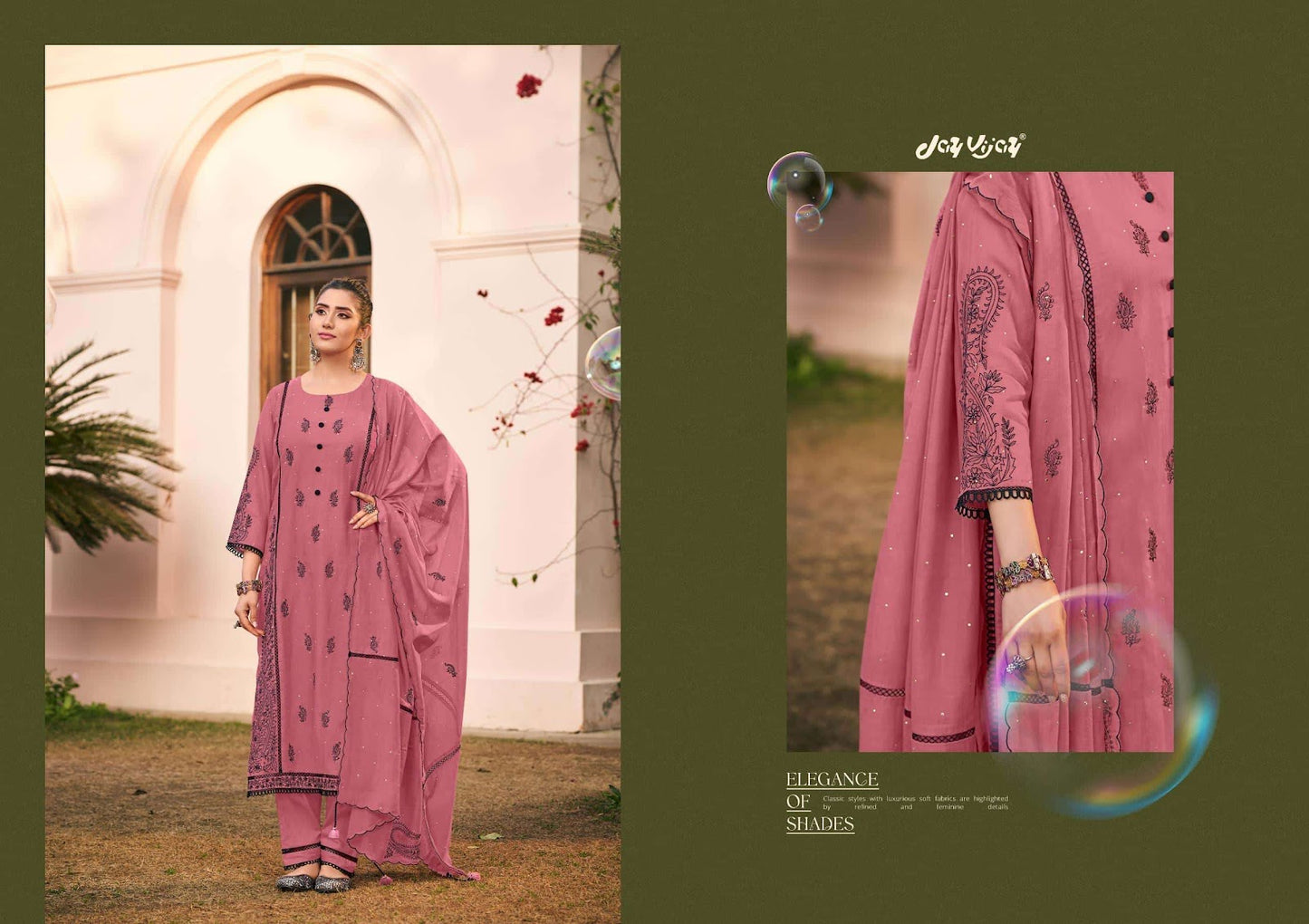 Dorika Jay Vijay Chanderi Pant Style Suits Supplier