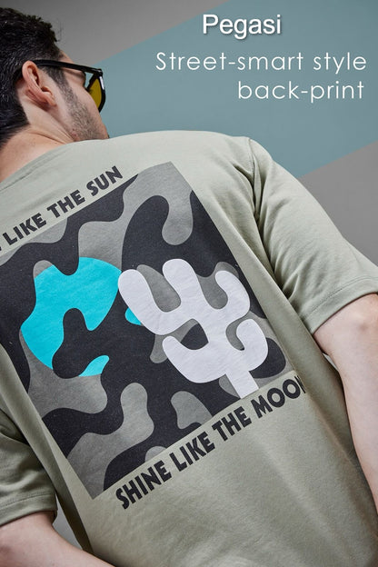 Down Shoulder P 227 Pegasi Cotton Looper Mens Tshirts Supplier Gujarat