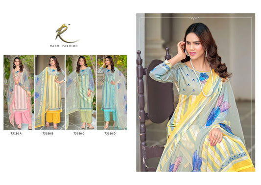 Drama Queen Rakhi Fashion Pure Viscose Plazzo Style Suits