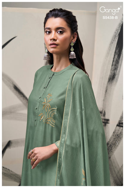 Dreaka S5438 Ganga Wool Pashmina Suits Wholesaler India