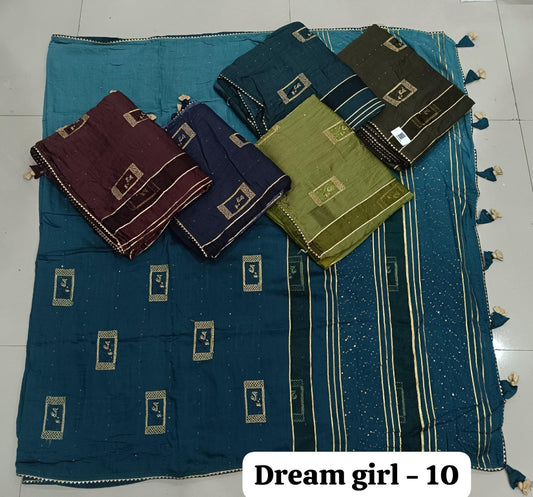 Dream Girl 10 Kalpveli Muslin Sarees Exporter India