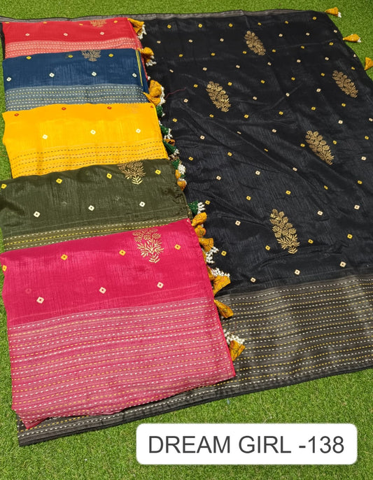 Dream Girl 138 Kalpveli Dola Silk Sarees