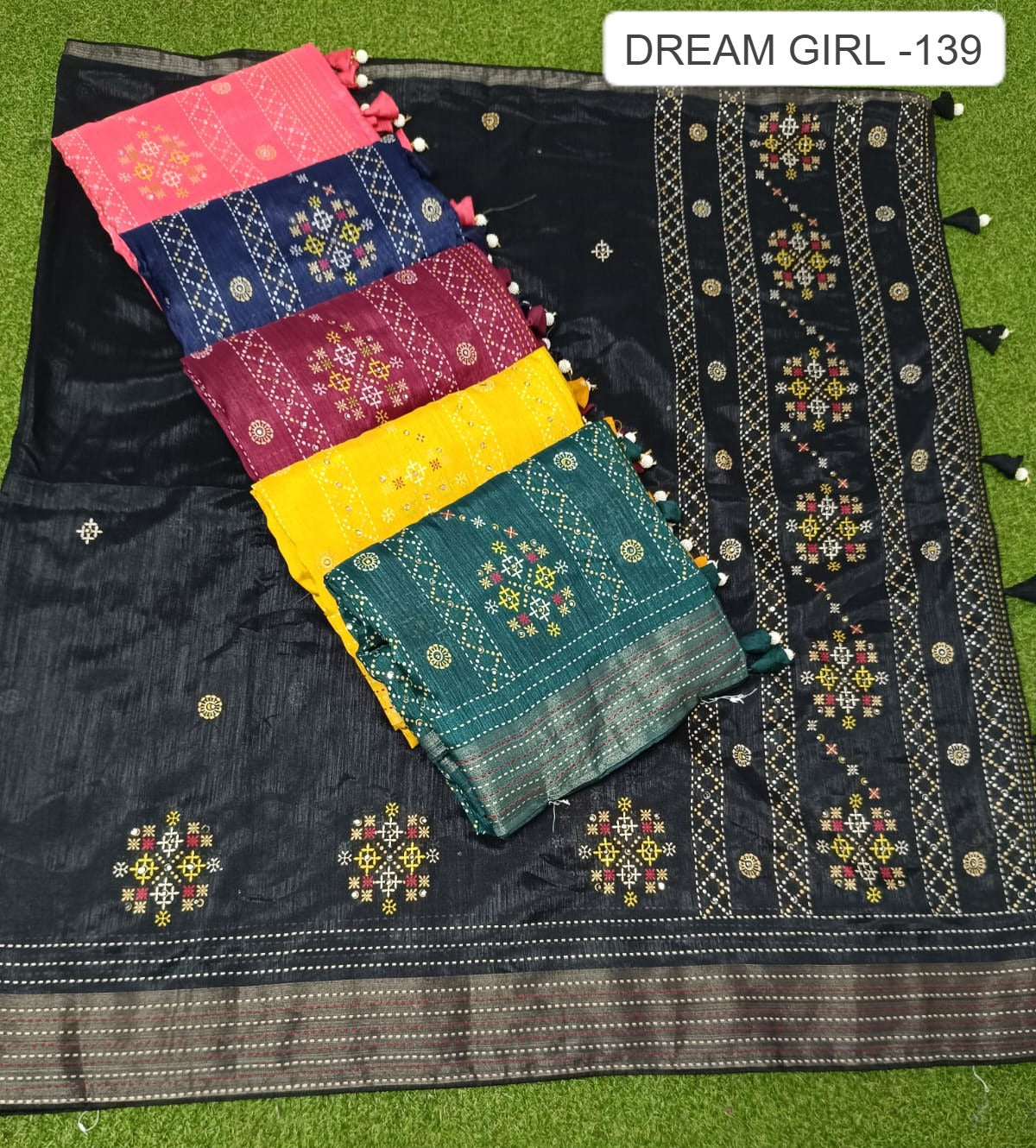 Dream Girl 139 Kalpveli Dola Silk Sarees
