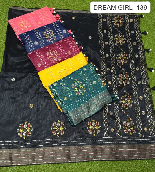 Dream Girl 139 Kalpveli Dola Silk Sarees