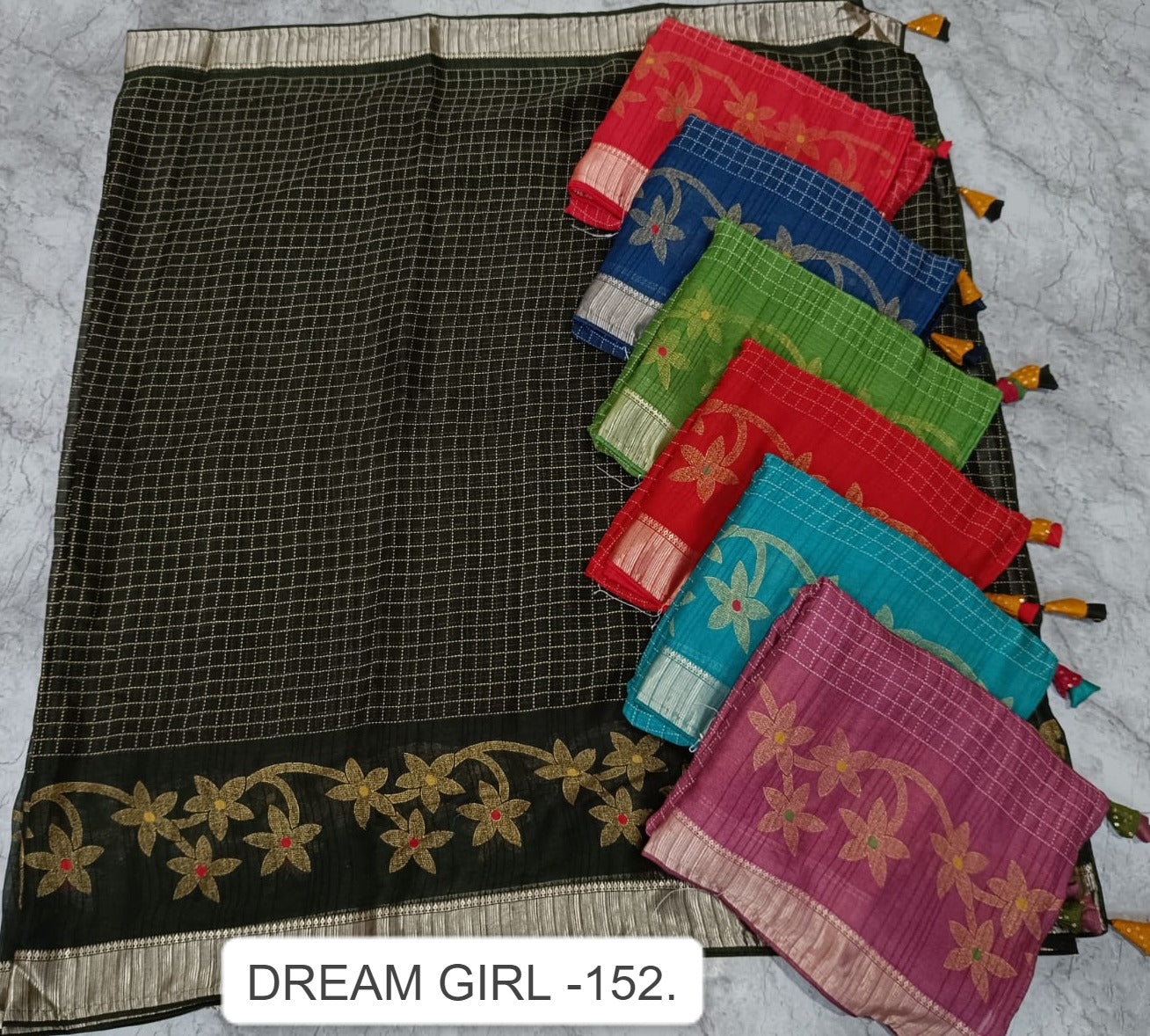 Dream Girl 152 Kalpveli Moss Sarees Exporter