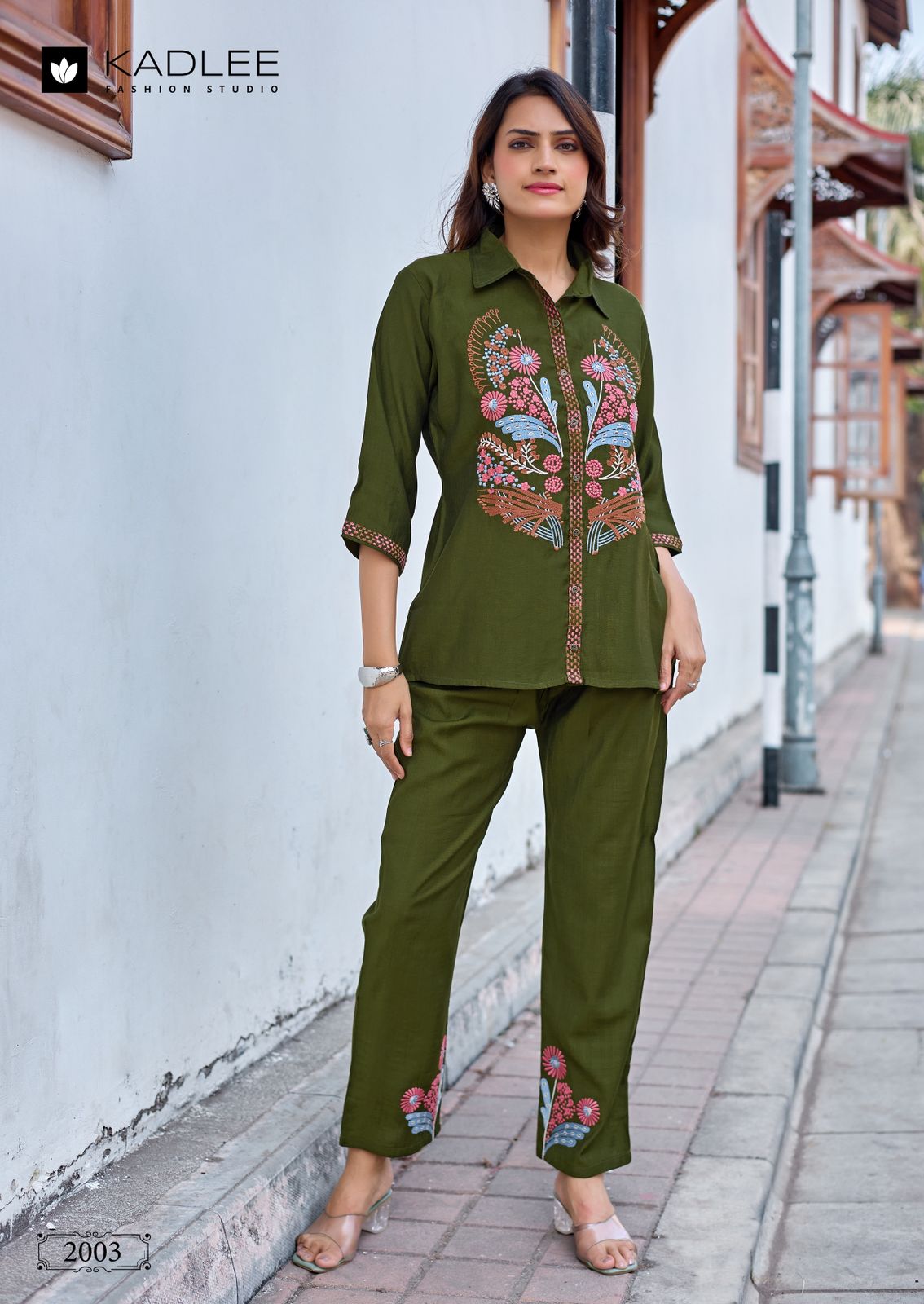 Dream Girl Kadlee Viscose Weaving Co Ord Set Wholesale Price