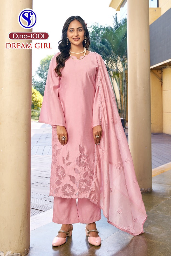 Dream Girl Sweety Fashion Viscose Karachi Salwar Suits Wholesale Rate