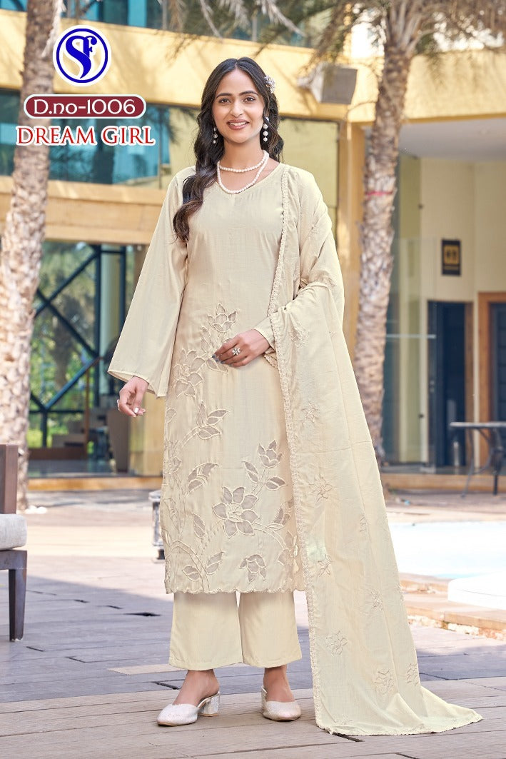 Dream Girl Sweety Fashion Viscose Karachi Salwar Suits Wholesale Rate