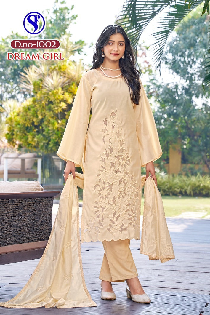 Dream Girl Sweety Fashion Viscose Karachi Salwar Suits Wholesale Rate