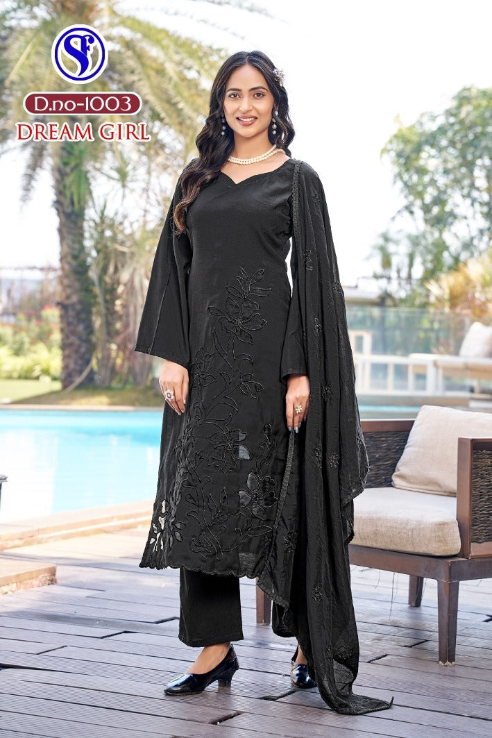 Dream Girl Sweety Fashion Viscose Karachi Salwar Suits Wholesale Rate