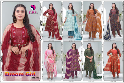 Dream Girl Vol 2 Umbrella Samara Capsule Print Readymade Pant Style Suits Supplier