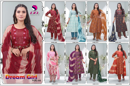 Dream Girl Vol 2 Umbrella Samara Capsule Print Readymade Pant Style Suits Supplier