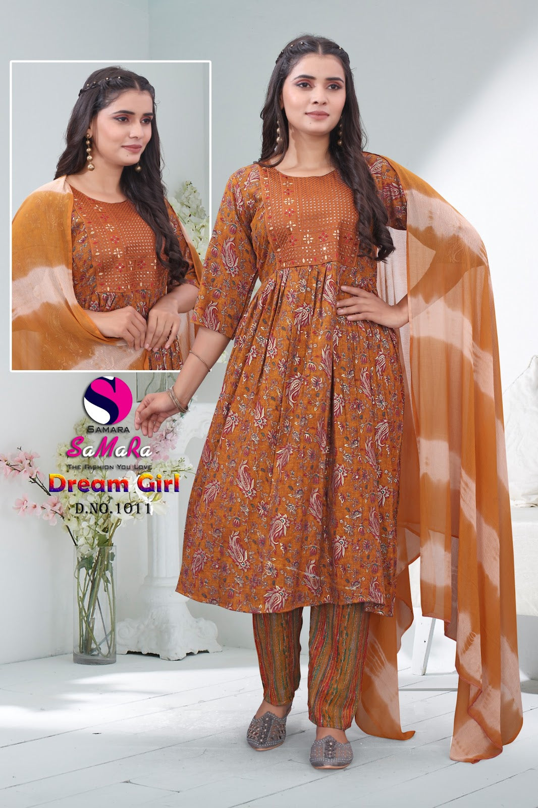 Dream Girl Vol 2 Umbrella Samara Capsule Print Readymade Pant Style Suits Supplier