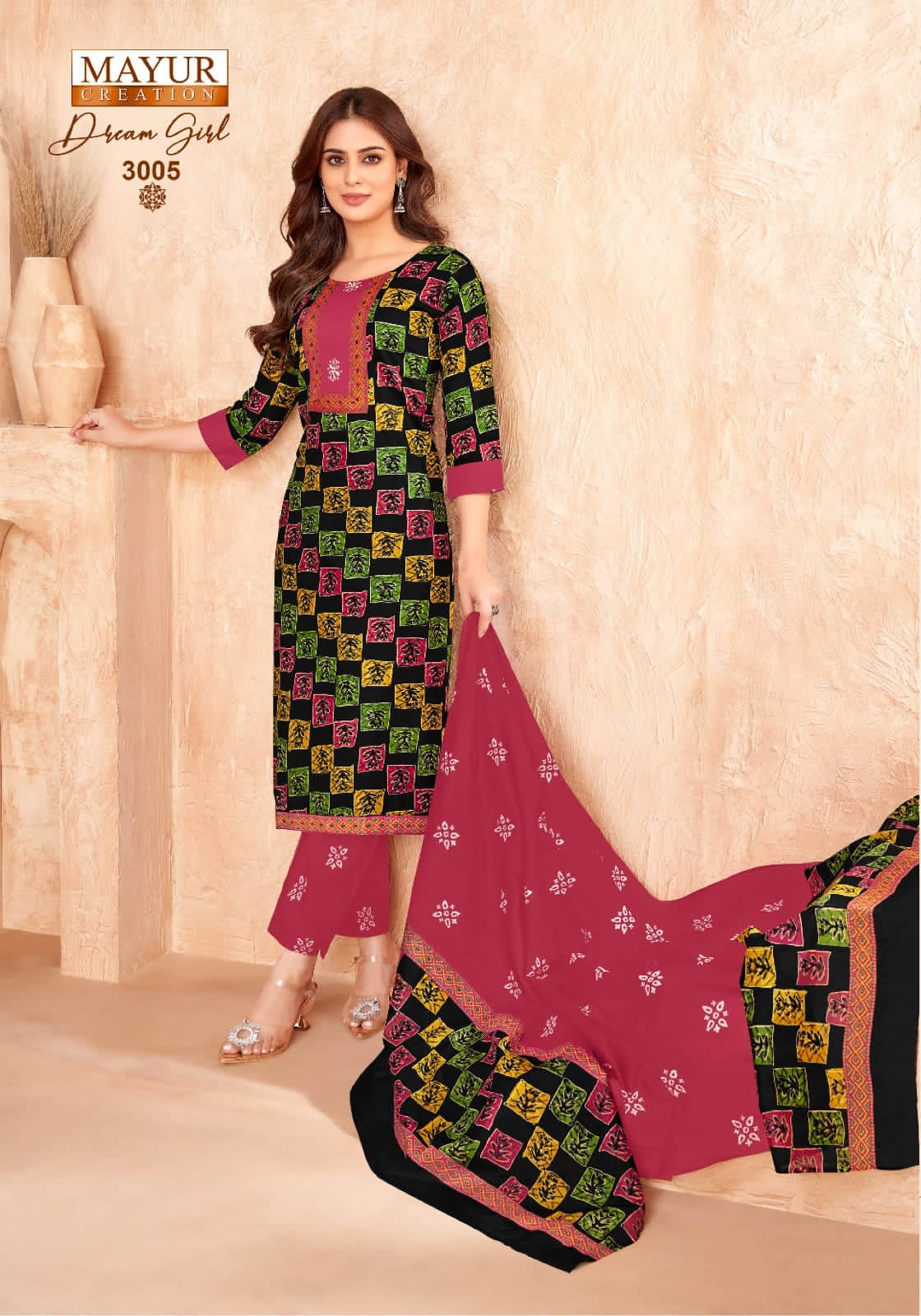 Dream Girl Vol 3 Mayur Creation Readymade Cotton Pant Suits Manufacturer Gujarat