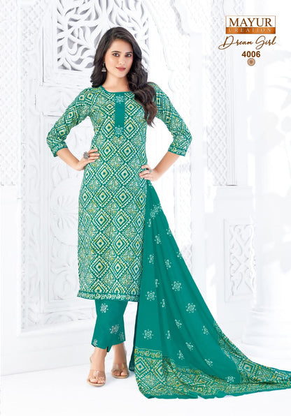 Dream Girl Vol 4 Mayur Creation Readymade Cotton Pant Suits Wholesale Price