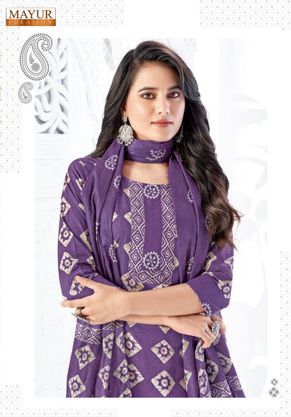 Dream Girl Vol 4 Mayur Creation Readymade Cotton Pant Suits Wholesale Price