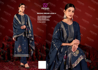 Dream Look 4 Megha Muslin Pant Style Suits Manufacturer Ahmedabad