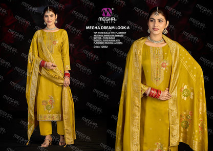 Dream Look 8 Megha Muslin Pant Style Suits Supplier Gujarat