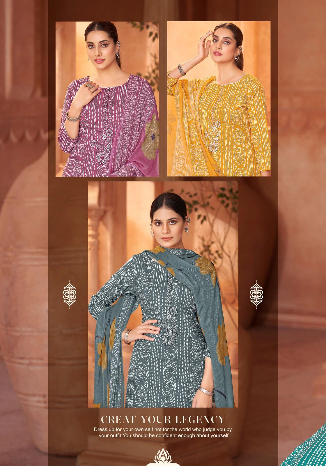 Dream Patiyala Vol 1 Alok Cambric Cotton Plazzo Style Suits Manufacturer